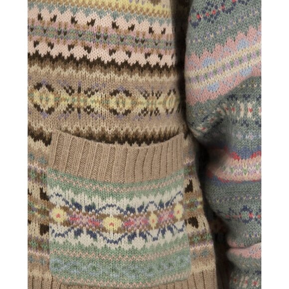 Polo Ralph Lauren Paneled Fair Isle V-Neck Cardigan - Picture 5 of 5